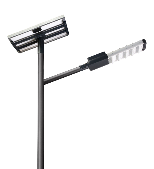 Split solar LED street lights - Angle adjustable LED module